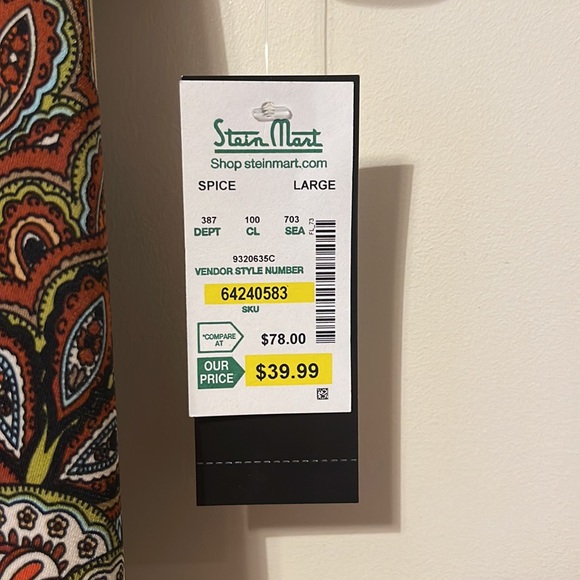 MSK dress from Steinmart, never worn, size Large - Picture 3 of 4